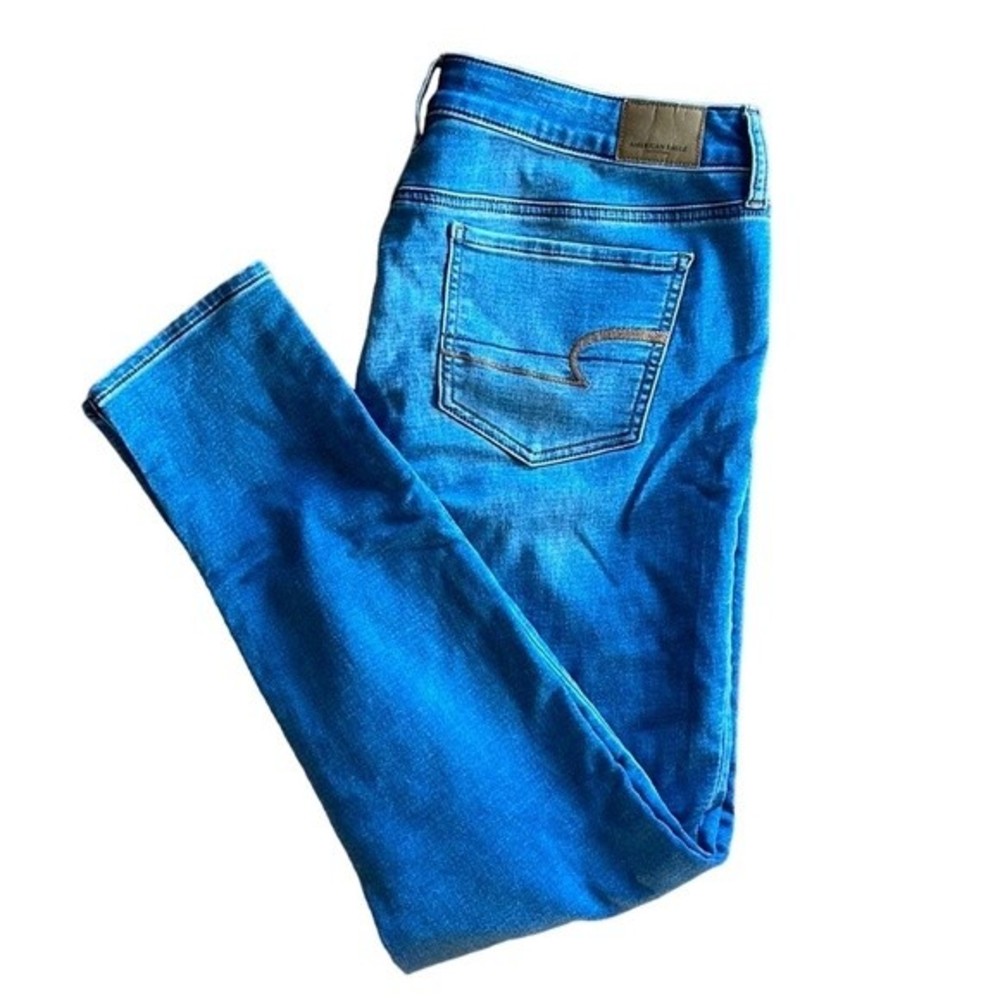 American Eagle jeggings light wash skinny jeans
